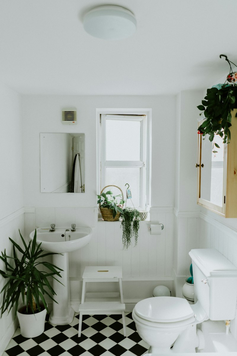 Bathroom sink and faucet